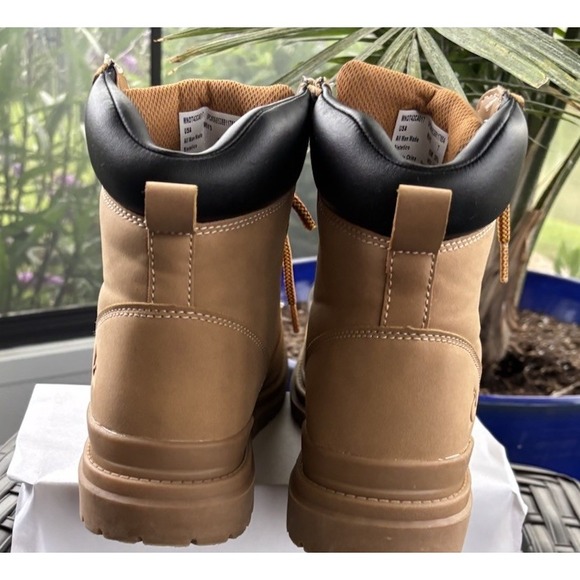 Ozark Trail Men's Size 7 M Brown Leather Lace Up Troy 8" Boots Hiking Work - Picture 5 of 7